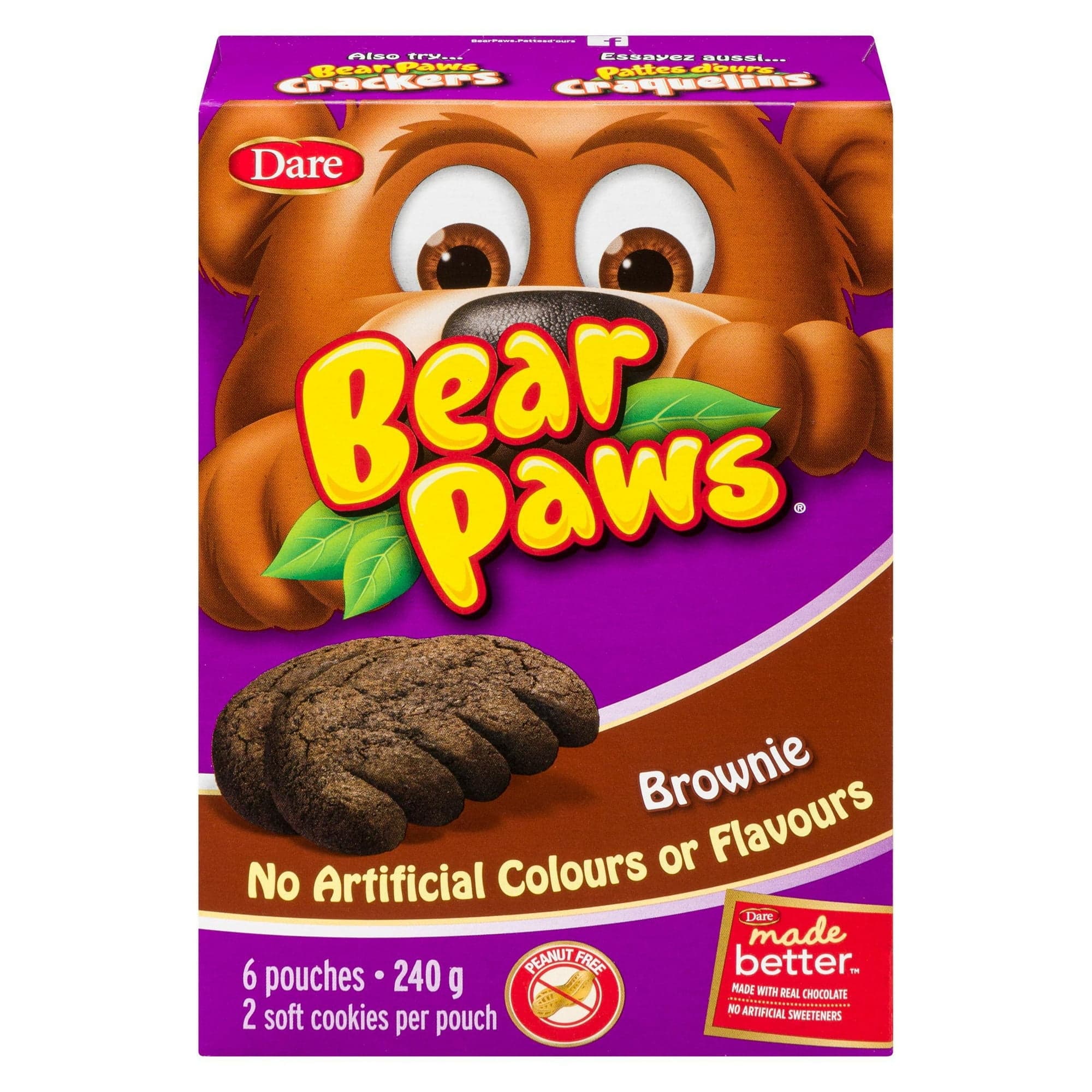 Bear Paws Brownie Cookies, Dare