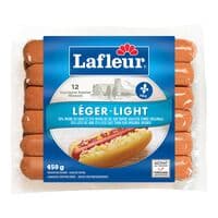 Saucisses fumées légères