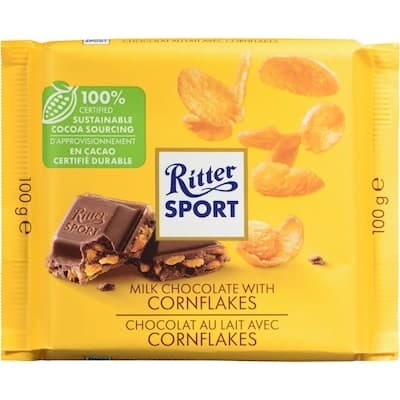 Ritter Sport Chocolat au lait avec Cornflakes 100 g