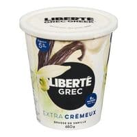 Liberté Grec Yogourt 5 % extra crémeux gousse de vanille 650 g