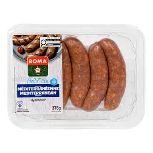 Roma Bella Vita Saucisses méditerranéennes 375 g