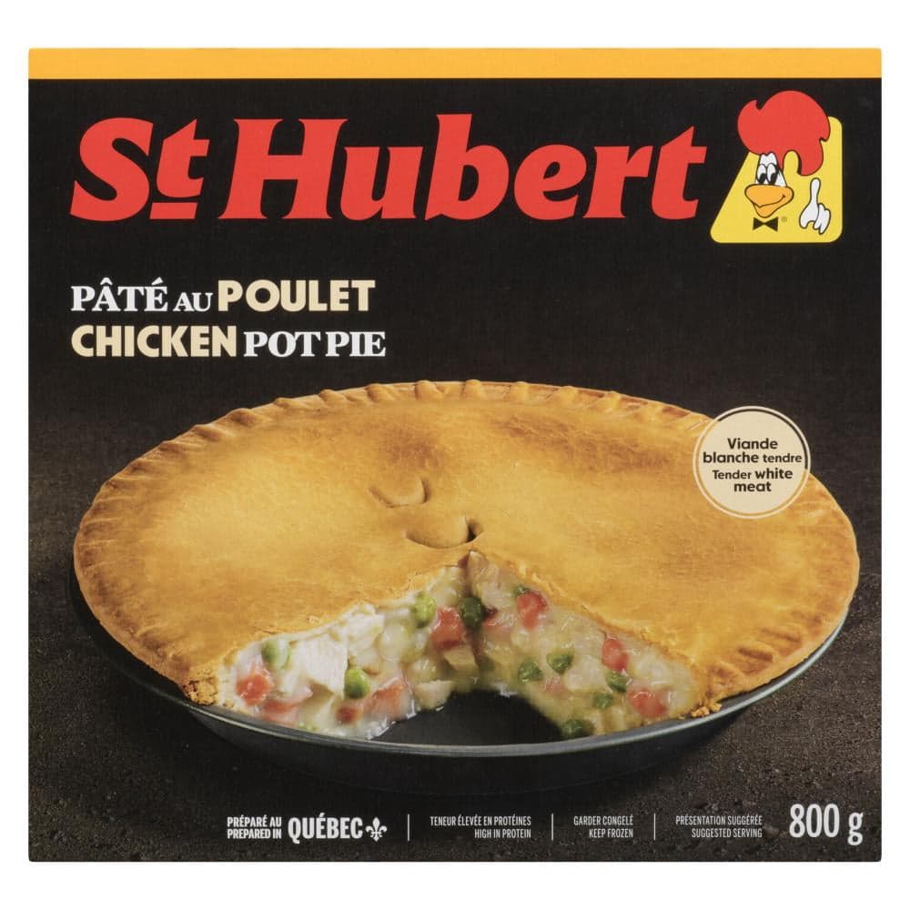 St. Hubert Frozen Chicken Pot Pie, STH Chicken pot pie 800g