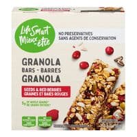 Naturalia Barres tendres granola aux graines et baies rouges