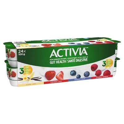 Probiotic Yogurt, Strawberry, Raspberry, Vanilla, Blueberry Flavour