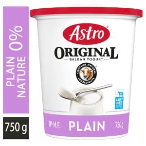 Astro Original 6 % yogourt balkan nature 750 g