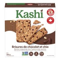 Kashi Barres croquantes aux sept céréales avec quinoa aux brisures de chocolat et au chia 200 g