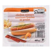 Saucisses fumées au poulet