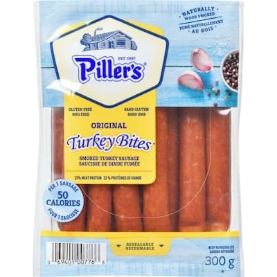 Turkey Bites Smoked Turkey Sausage Original
