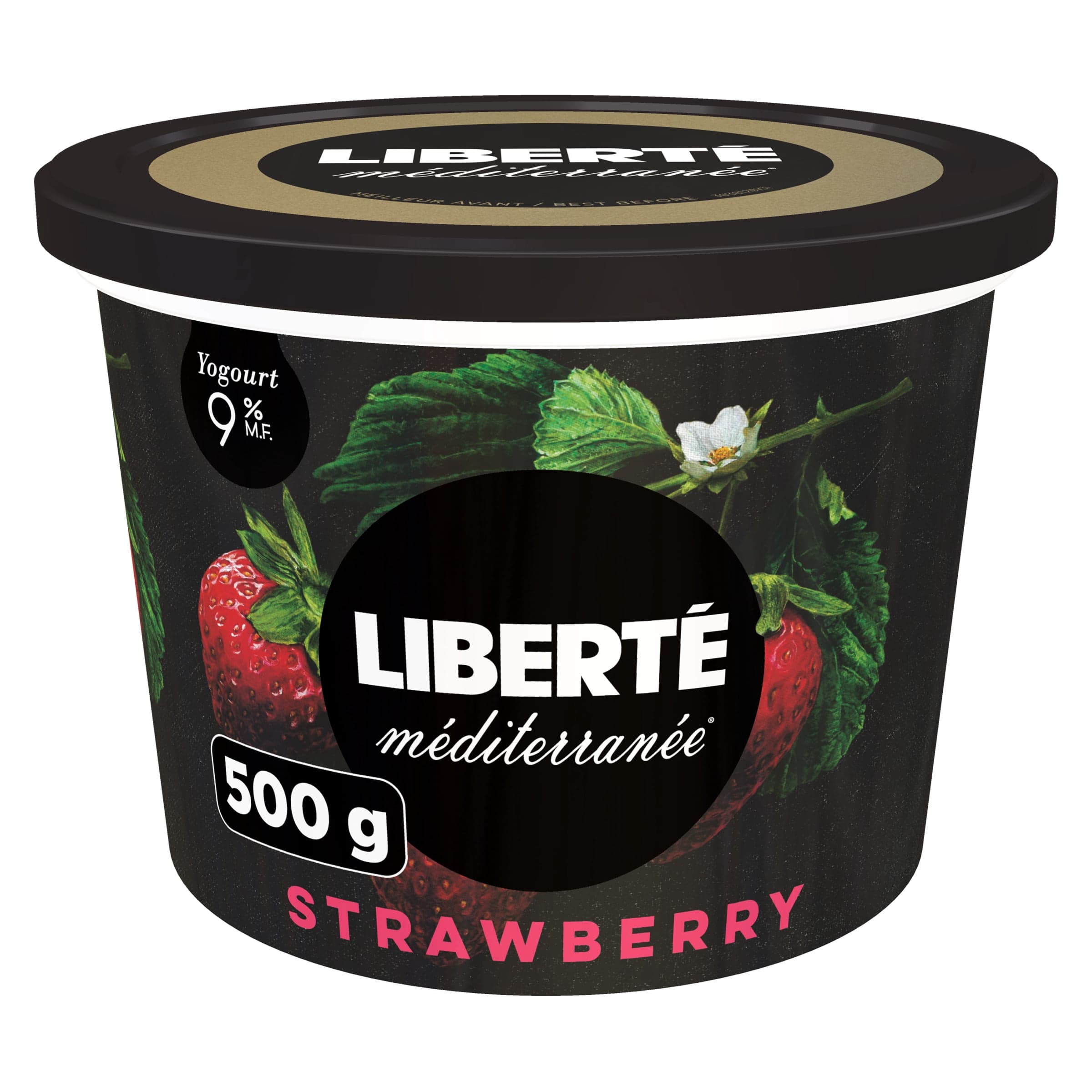 Liberté Yogourt Méditerranée 9 % fraise 500 g